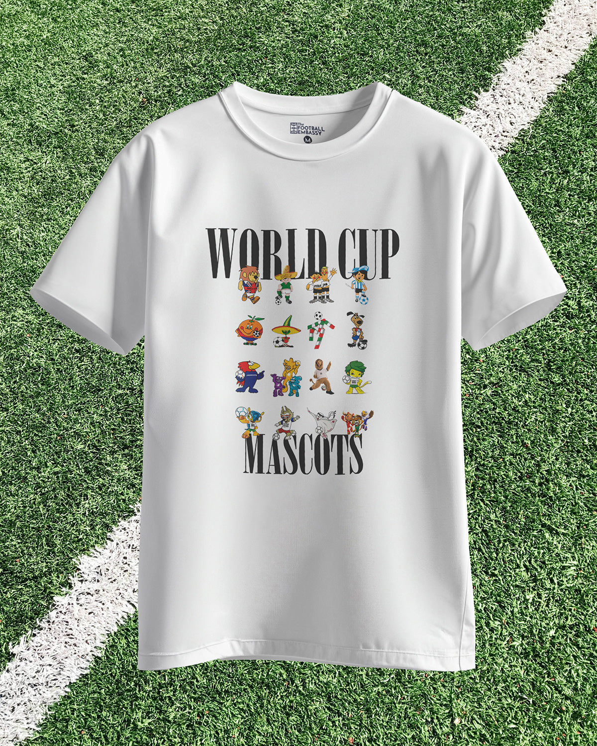 Classic World Cup Mascots Collection Tee (Front design)