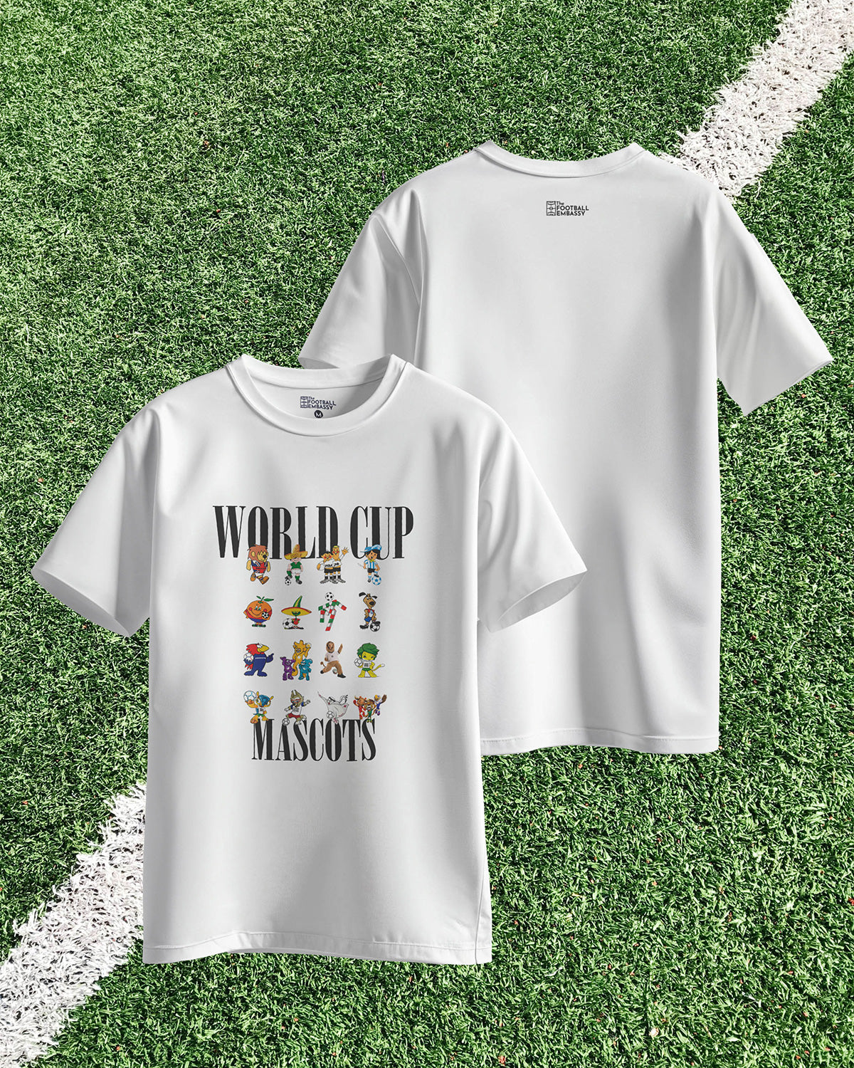 Classic World Cup Mascots Collection Tee (Front design)